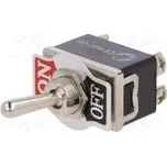 Přepínač páčkový Polohy 2 DPST OFF-ON 10A/250VAC -55÷65°C