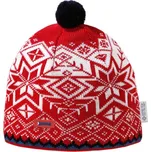 Kama pletená Merino čepice AW41 104 - červená L