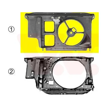 Nárazník Přední obložení VAN WEZEL 4028667