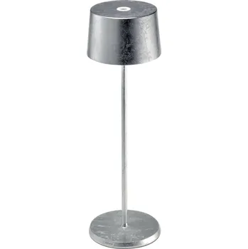 Lampička Zafferano, Bezdrátová lampa Olivia 35 cm stříbrná - Formadore