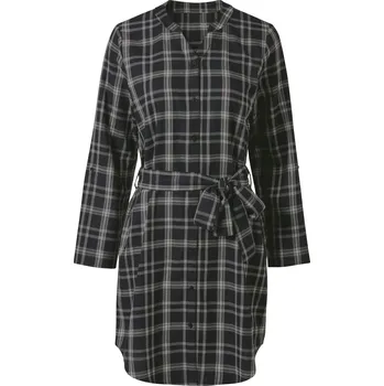 Dámské šaty esmara® Dámské flanelové šaty (černá, 46)