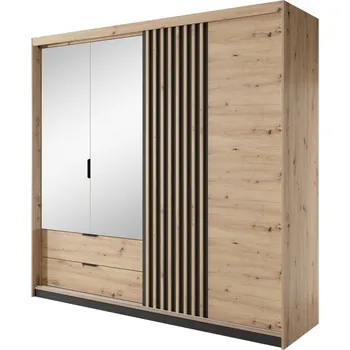 Laski Šatní skříň Tally LED osvětlení: Bez LED osvětlení