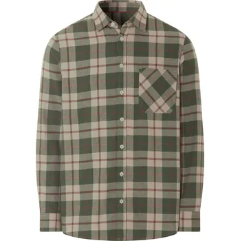 esmara Men Pánská flanelová košile (zelená/béžová, M(39/40))