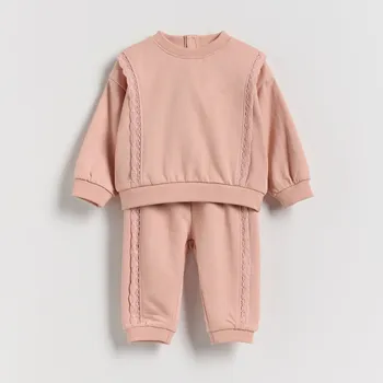 Reserved - Bavlněná sada - pudrově růžová - 870GK-39X - 870GK-39X-68