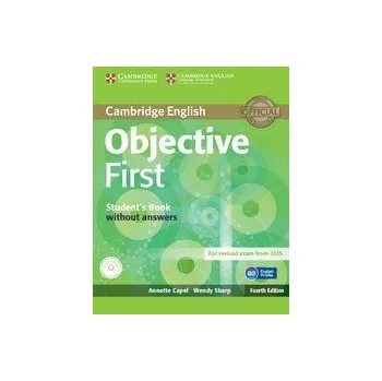 Cizí jazyk Objective First Fourth Edition (for 2015 Exam) Student's Book without answers + CD-ROM
