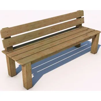 Zahradní lavice Lavička s opěradlem 12 -2000