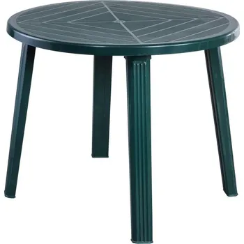 Jídelní stůl Idea Giove Stůl plastový kulatý 90 cm, zelená