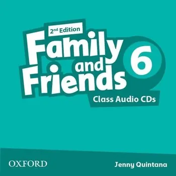 Anglický jazyk Family and Friends 6 Second Edition Class Audio CDs