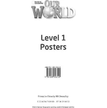 Cizojazyčná kniha Our World 1 Poster Set