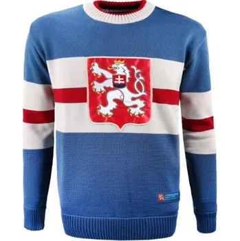 Pánský svetr Svetr ČSR - MS 1947 107 - světle modrá M