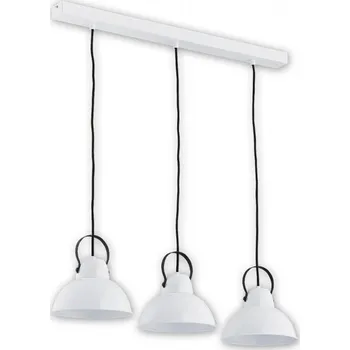 Lemir Závěsné svítidlo na lanku O2373 W3 BIA Ajla závěs 3, bílá