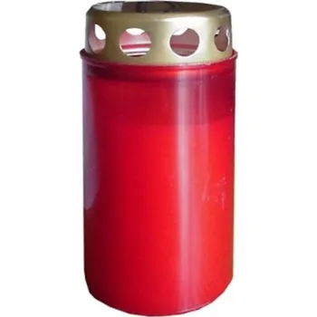 Svíčka Bispol hřbitovní svíčka s krytem 12 x 6 cm 130 g 36 hodin