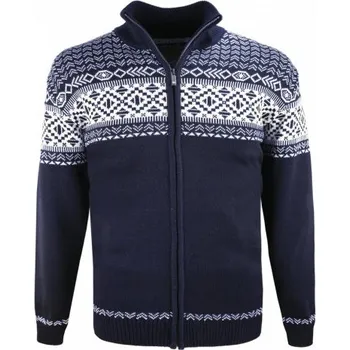 Pánské oblečení Kama Merino svetr 4064 108 - tmavě modrá XL