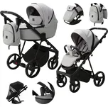 ADAMEX Kočárek kombinovaný Blanc Standard 2025 Barva: světle šedá