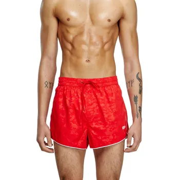 Pánské plavky PLAVKY DIESEL OLIVER-30-D-BOX BOXER-SHORTS RACING RED