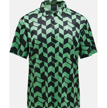 Pánská košile POLOKOŠILE PEAK PERFORMANCE M GRAPHIC SS POLO PEPPERMINT