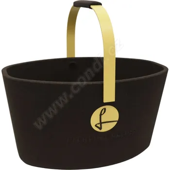 Cestovní taška Milovaný košík černý s pastelově žlutou - LIEBLINGSKORB Basic deep black pastellgelb