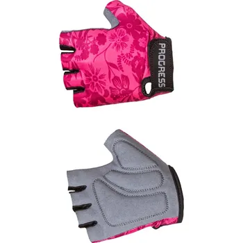 Dětské termoprádlo Progress VALEDO MITTS dětské cyklorukavice malinová Velikost: 9-10