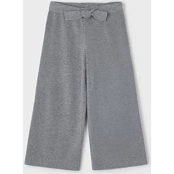 Dívčí kalhoty Kalhoty úpletové s mašlí šedé MINI Mayoral velikost: 116