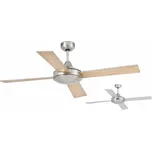 Stropní ventilátor W-VEN33292 MALLORCA FARO - šedá/javor 132cm 4 lopat
