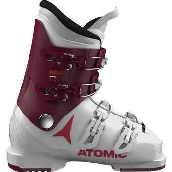 Sjezdové boty Juniorská lyžařská obuv ATOMIC HAWX GIRL 4 white/purple 23/24 24/24,5