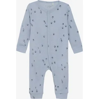 Kojenecký overall Merino overal pro děti s hedvábím Fixoni - modrý Blue Fog Velikost: 56