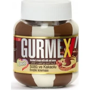 Gurmex - Lískooříškový krém s kakaem a cookies 350g