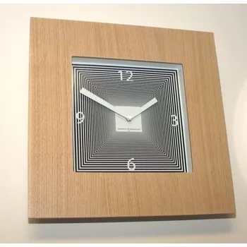 Hodiny Designové hodiny Diamantini a Domeniconi Target dub 42cm