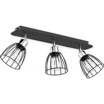 Svítidlo Lemir Stropní svítidlo O2693 P3 CZA Hornet spot 3, černá matná + chrom