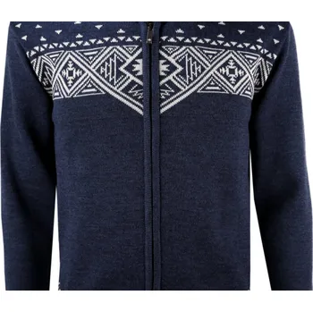 Pánský svetr Kama Merino svetr 4065 108 - tmavě modrá XL