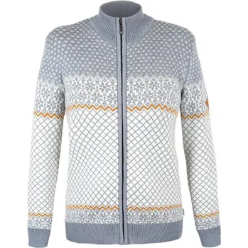 Dámský svetr Kama dámský pletený Merino svetr 5059 109 - světle šedá S