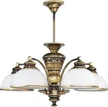 Lemir Závěsný lustr na tyči O3185 W5 PAT Pelion lustr 5 ramenný, patina