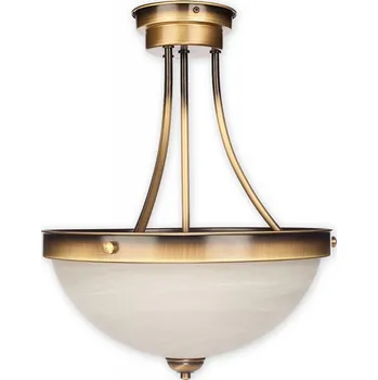 Svítidlo Lemir Závěsné svítidlo na tyči O2092 W2 PAT Sato Plus závěs, patina