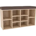 Botník s lavicí, dub sonoma, FADDY