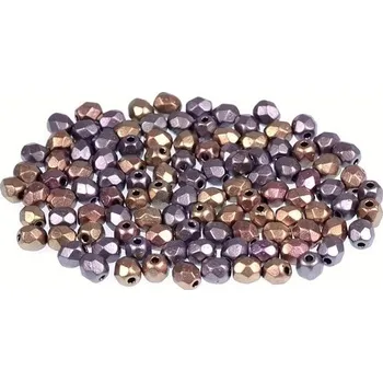 Dětské navlékací korálky CZ Broušené korálky, 4mm, barva 00030/01670 - 30ks