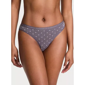 Kalhotky Victoria's Secret dámské kalhotky Bikini logové se srdíčky L