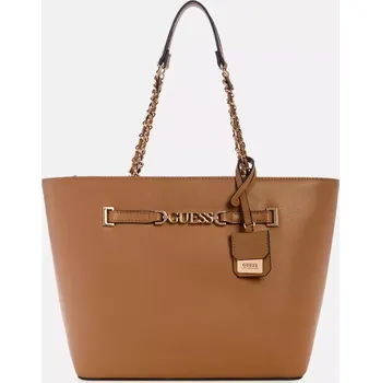 GUESS dámská velká kabelka Rhiannon hnědá