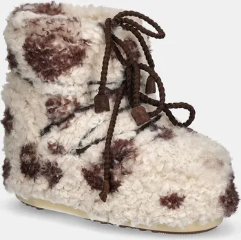 Dámská zimní obuv Sněhule Moon Boot MB ICON LOW CURLY 80D1409690.MM04 béžová 80X, EUR 42/44