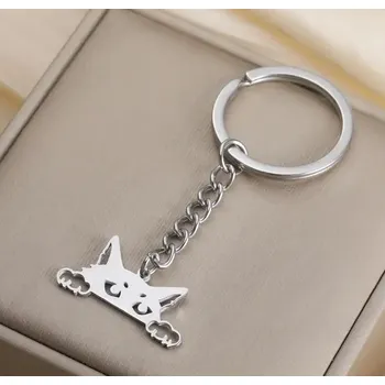 Přívěsek na klíče s kočkou