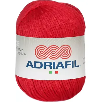 Příze Adriafil Nature 17 Červená (Bavlněná příze Nature Rosso)