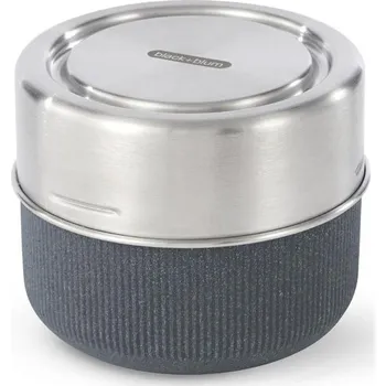 Termobox BLACK+BLUM Lunchbox GlassPot M015, 600ml, tmavý