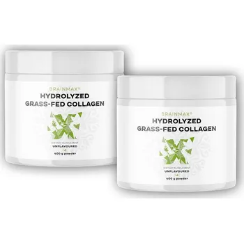 Kloubní výživa BrainMax 2x Hydrolyzovaný Grassfed Collagen 400g + DÁREK