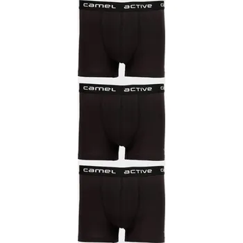 SPODNÍ PRÁDLO CAMEL ACTIVE CA MEN TRUNKS 3ER BOX BLACK BLACK