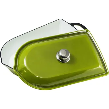 Hrnec GUSTAV · litinový pekáč s víkem Gourmetina · trávníkově zelená