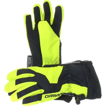 Dětské prstové rukavice Damani RC01 - reflexní žlutá 8Y