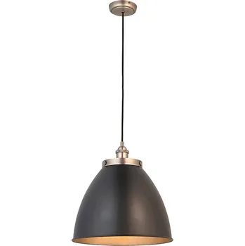 Endon 98749 - Lustr na lanku FRANKLIN 1xE27/10W/230V černá/mosaz