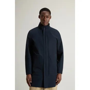 Pánský kabát KABÁT WOOLRICH TWO LAYERS 2IN1 CARCOAT MELTON BLUE