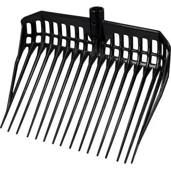 Pro koně Vidle na koňský hnůj KERBL Černá