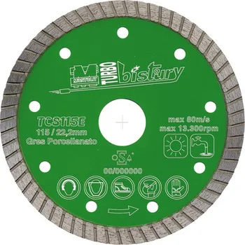 Řezný kotouč Diamantový kotouč 125mm, na tvrdou keramiku, Montolit TCS125E