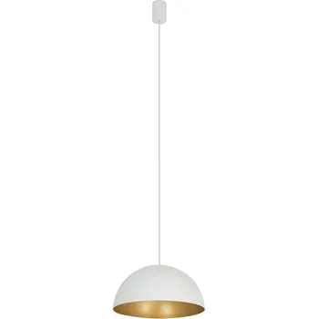 Nowodvorski Lighting Závěsné svítidlo na lanku 10701 HEMISPHERE SUPER S WHITE-GOLD